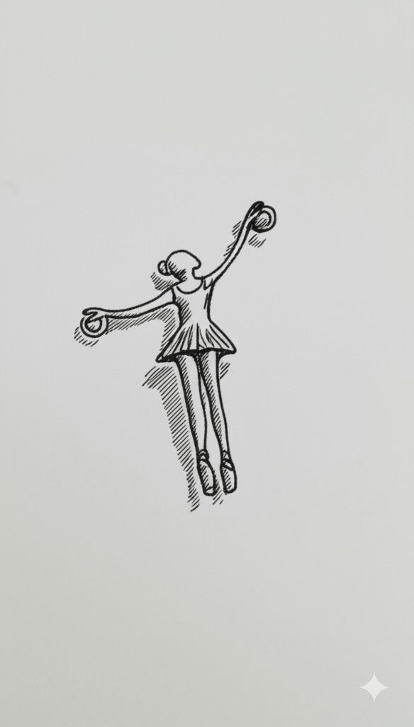 Ballerina Pendant – Sterling Silver Art Jewelry