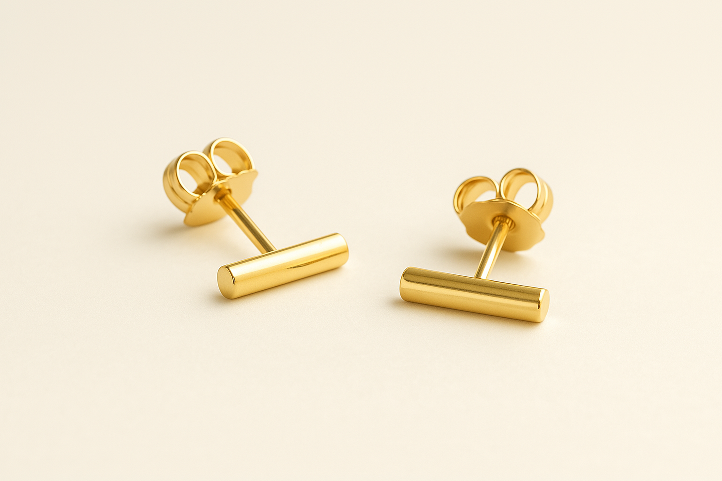 Minimalist solid 14k Gold Bar Sleek & Bold