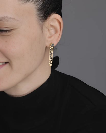 TLV Modular golden earrings