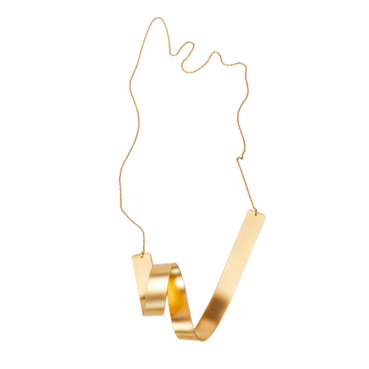 GOLDEN CURVED NECKLACE