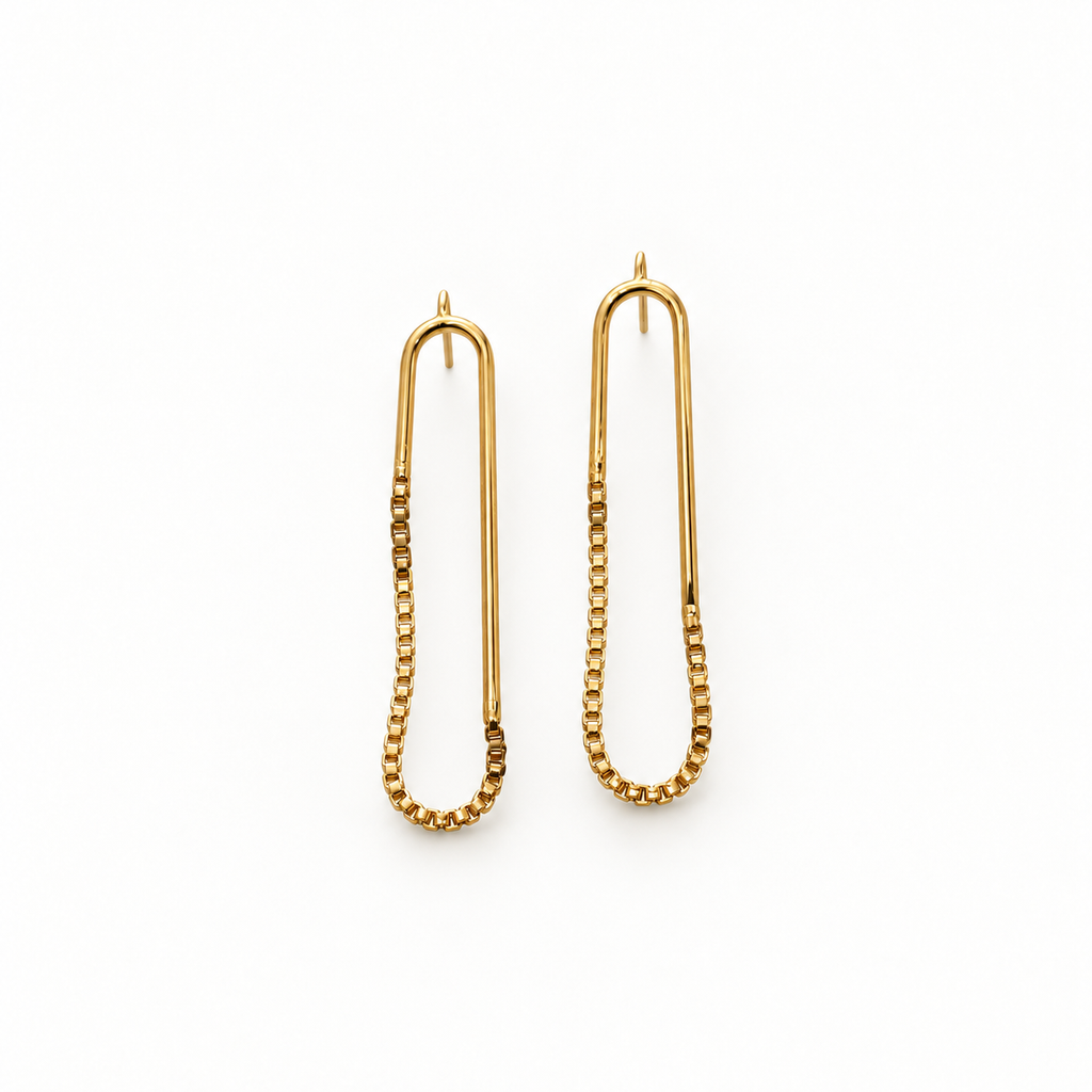 Emma Earrings Nº 9 (E9G202) on white