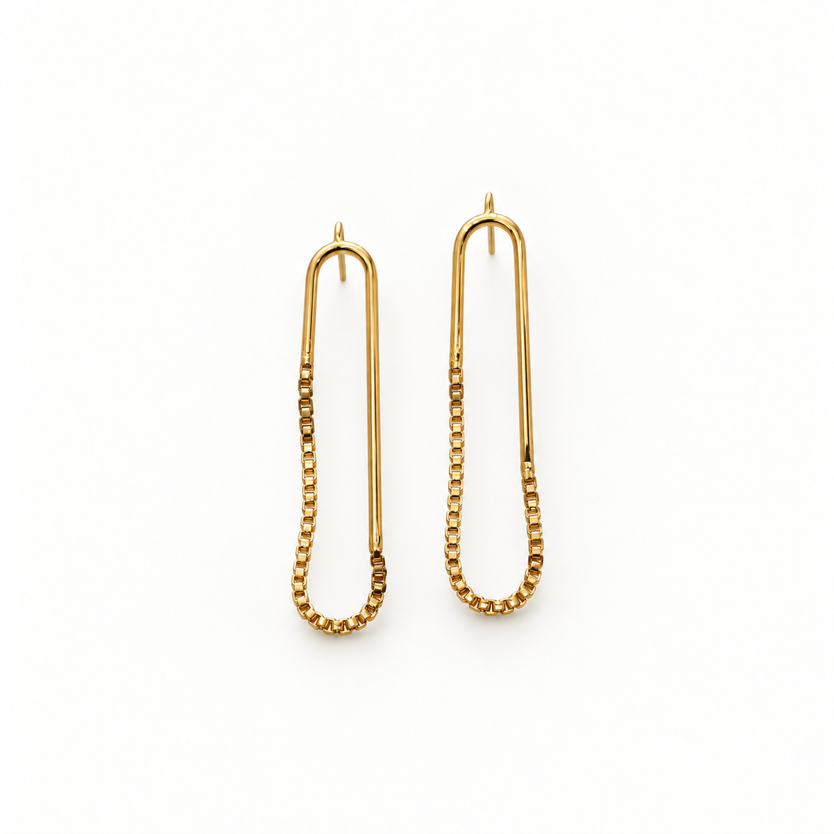 Emma Earrings Nº 9 (E9G202) on white