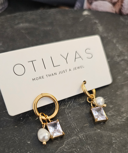 ASYMMETRICAL lina vintage earrings