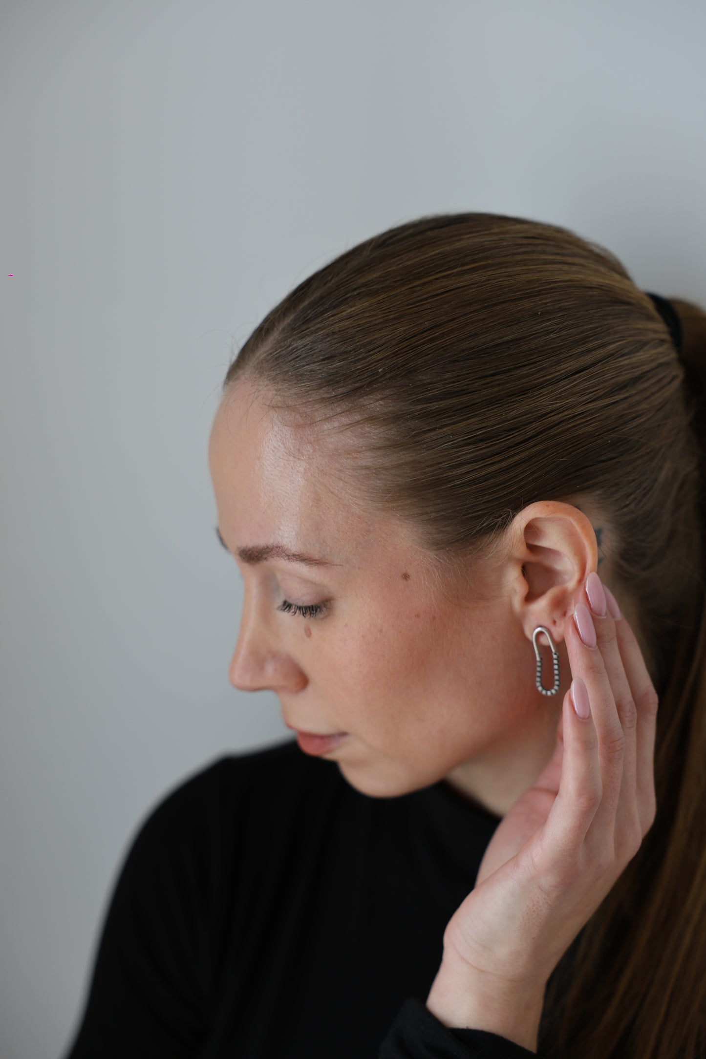 Silver Line Drop Earrings - Handcrafted Luxury