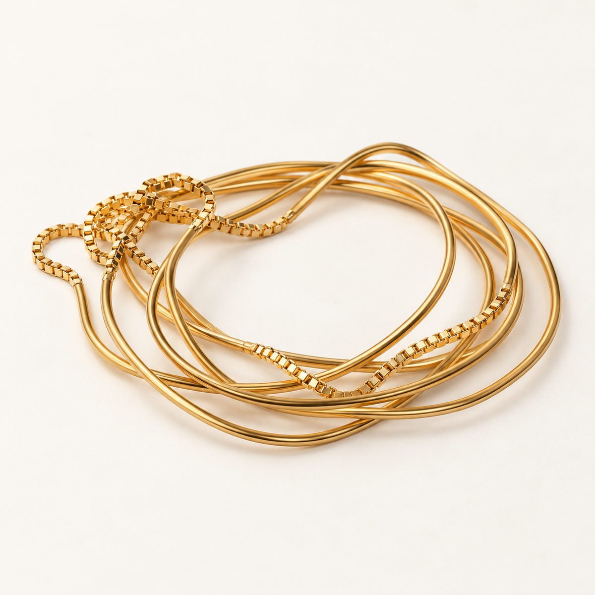 OTILYAS Hurricane Nº 8924, set of 5 handmade bracelets, view 3