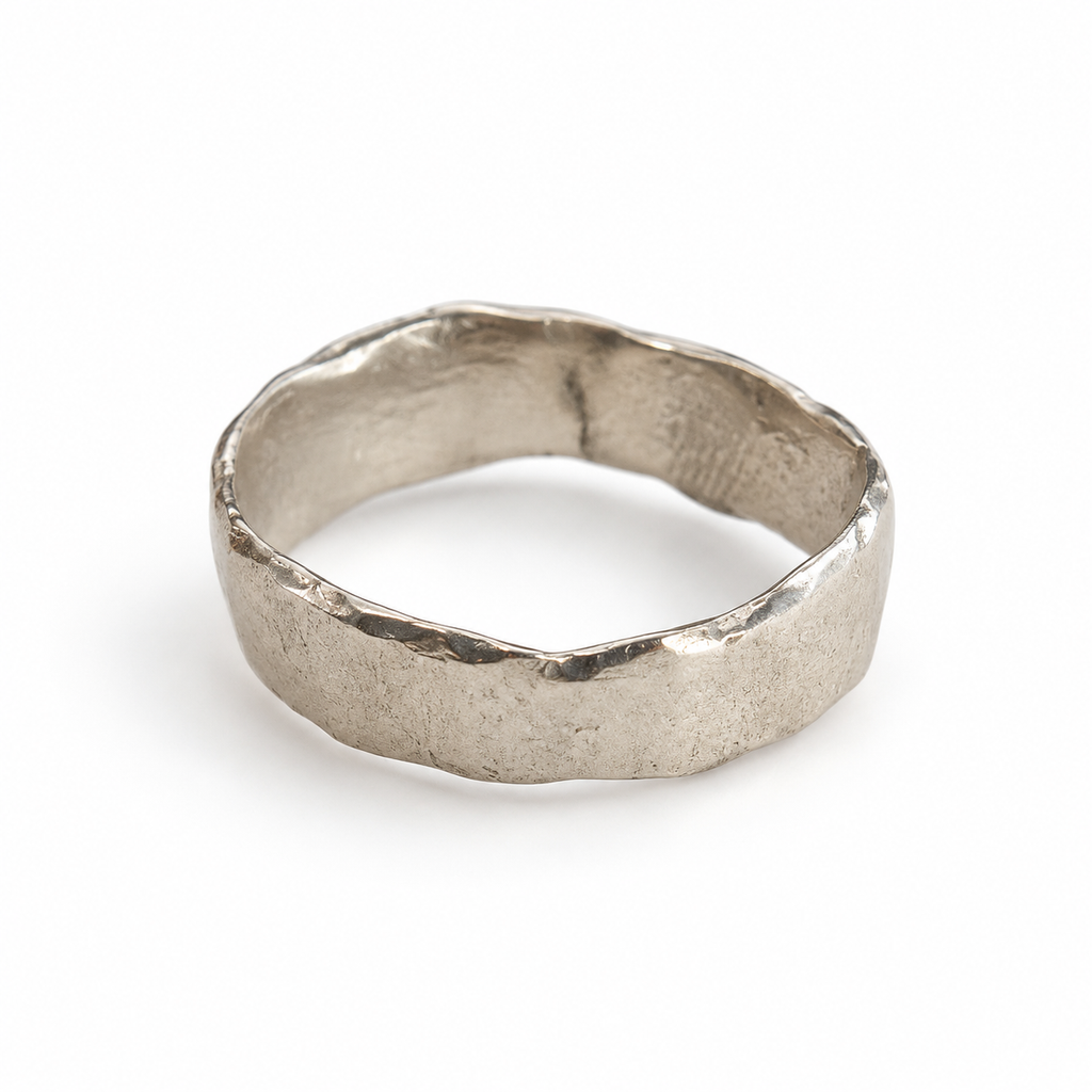Men's Sculptural Ring No. 1 in 925 sterling silver, view 2