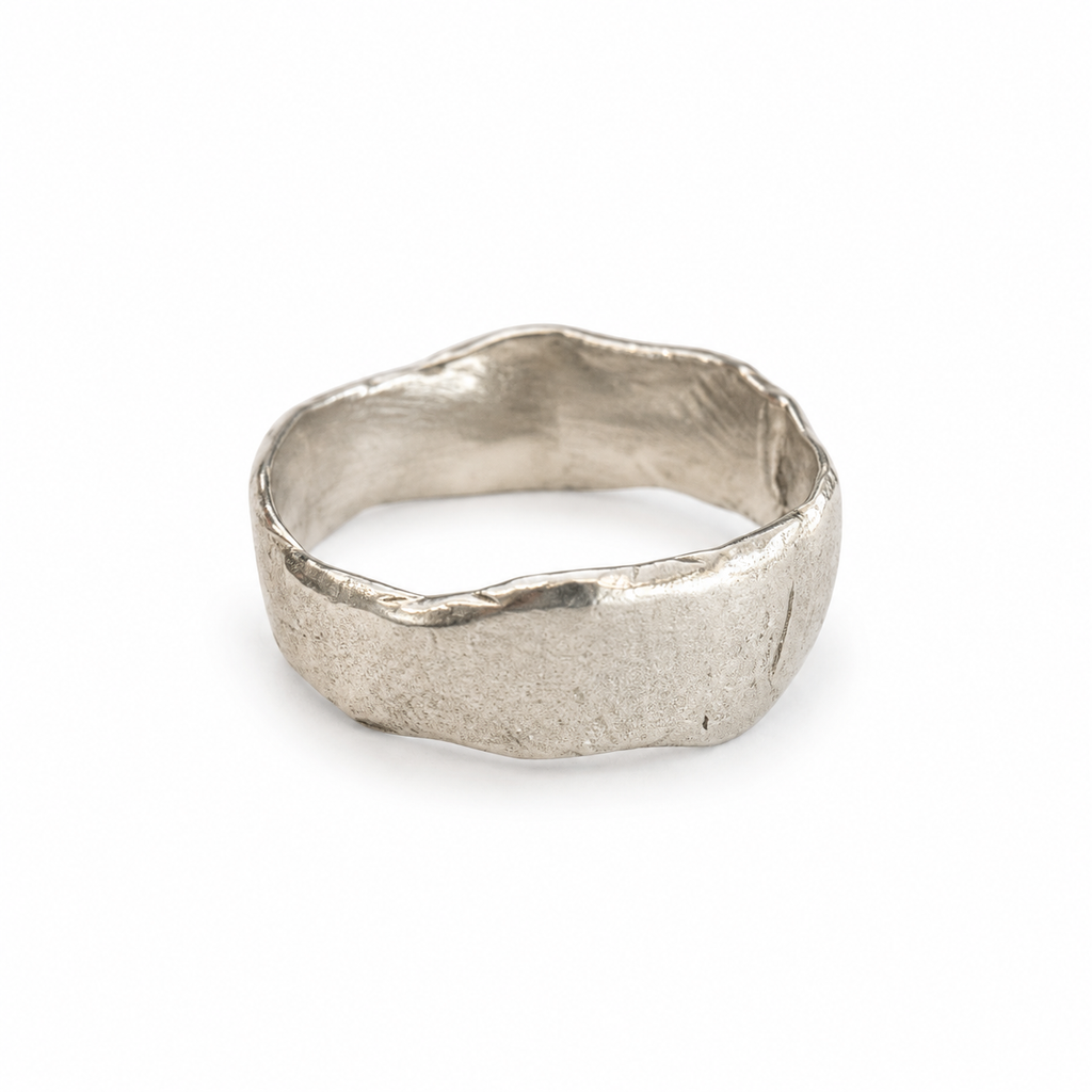 Men's Sculptural Ring No. 1 in 925 sterling silver, view 4