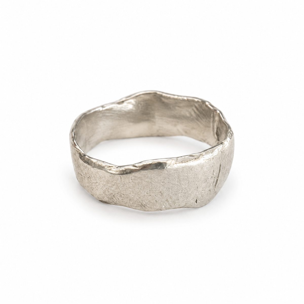 Men's Sculptural Ring No. 1 in 925 sterling silver, view 4