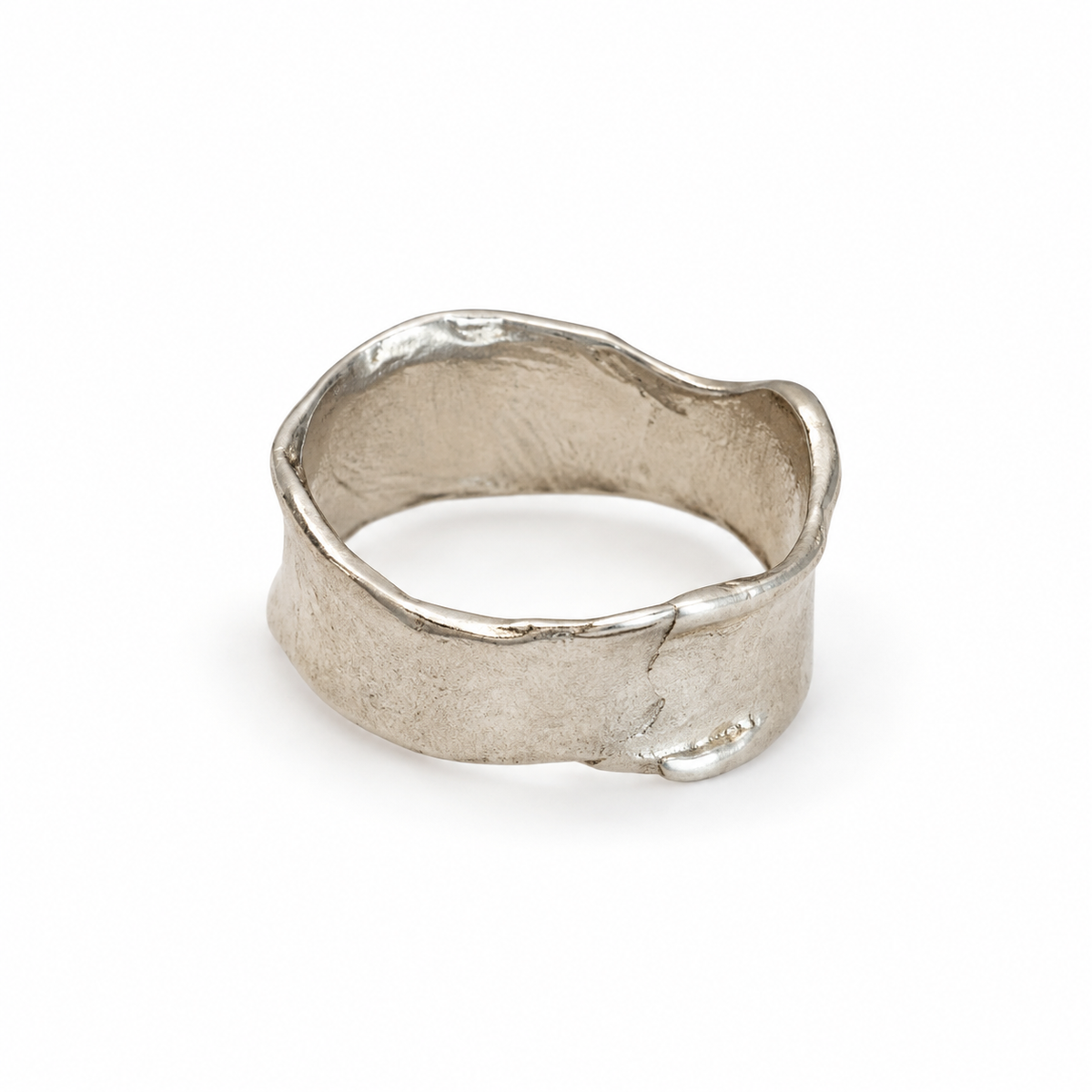 Men's Sculptural Ring No. 2 in 925 sterling silver, view 3