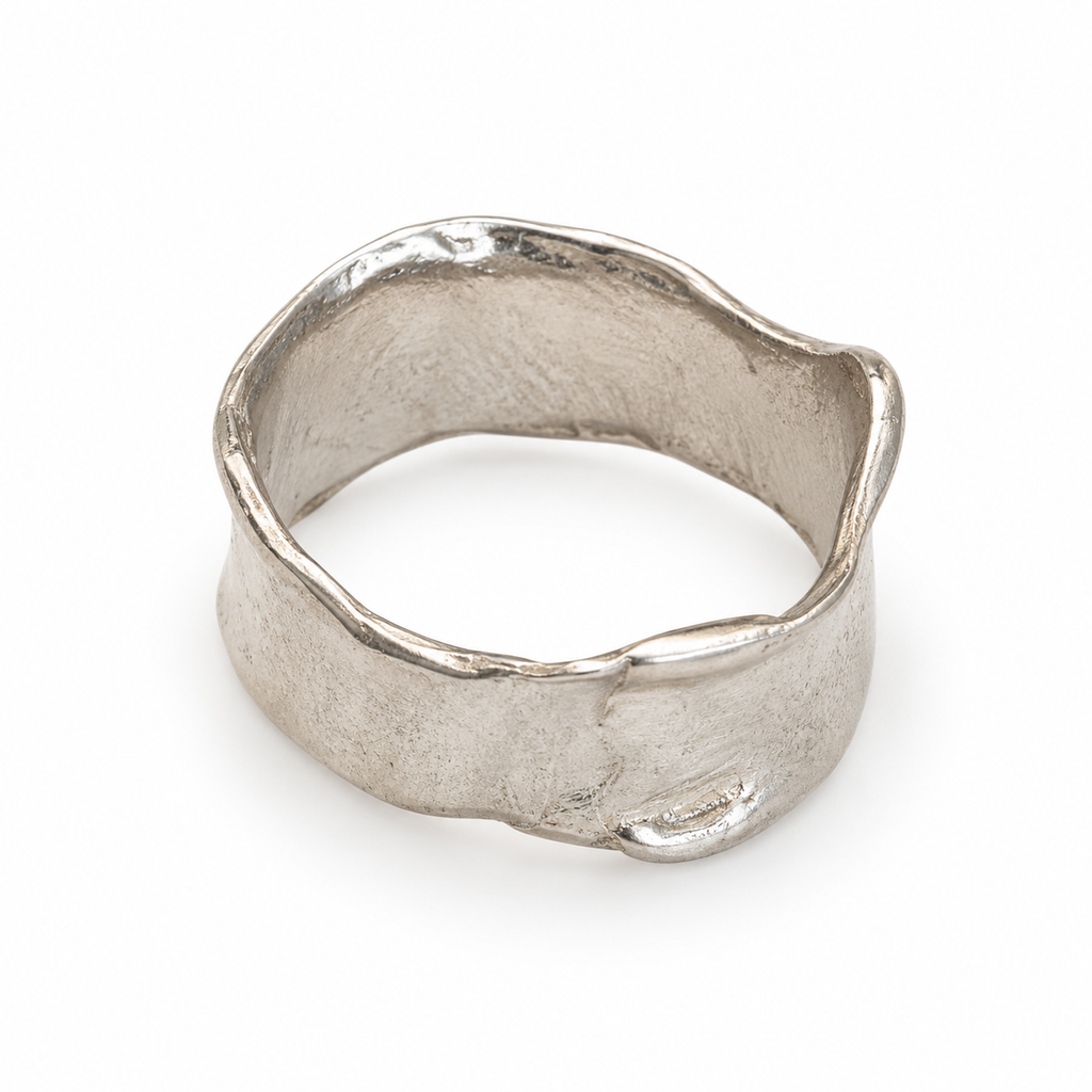 Men's Sculptural Ring No. 2 in 925 sterling silver, view 4