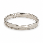 Men's Sculptural Ring No. 3 in 925 sterling silver, view 4