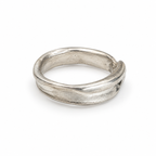 Men's Sculptural Ring No. 4 in 925 sterling silver, view 3