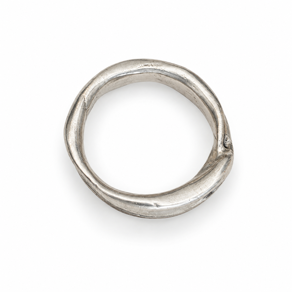 Men's Sculptural Ring No. 4 in 925 sterling silver, view 4