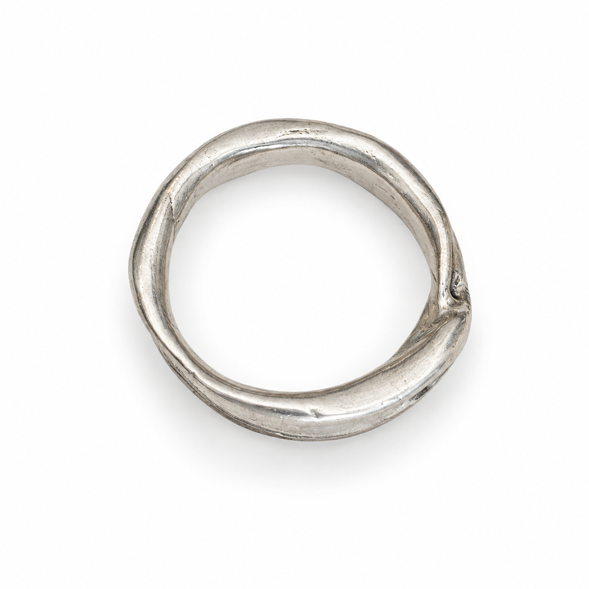 Men's Sculptural Ring No. 4 in 925 sterling silver, view 4