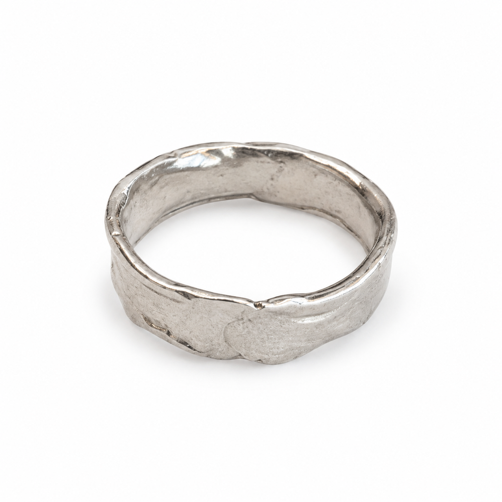 Men's Sculptural Ring No. 6 in 925 sterling silver, view 1