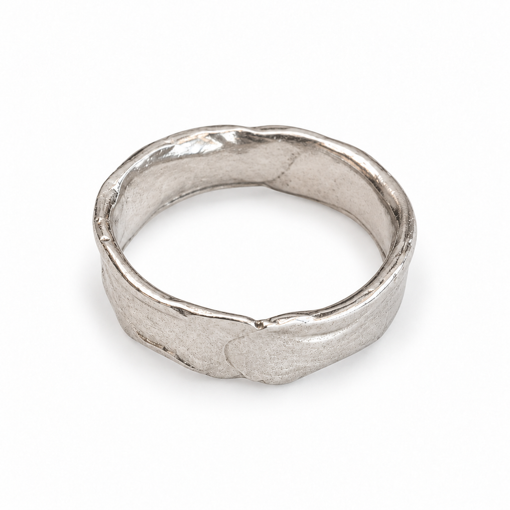 Men's Sculptural Ring No. 6 in 925 sterling silver, view 4
