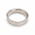 Men's Sculptural Ring No. 6 in 925 sterling silver, view 4