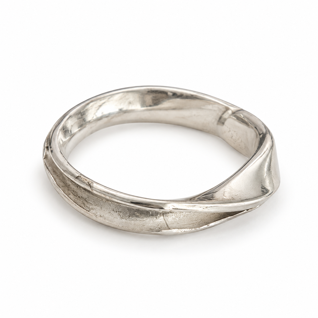 Men's Sculptural Ring No. 7 in 925 sterling silver, view 1