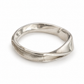 Men's Sculptural Ring No. 7 in 925 sterling silver, view 1