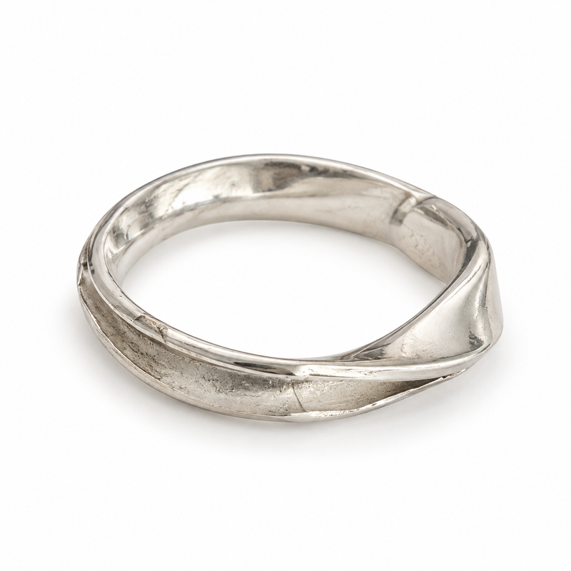 Men's Sculptural Ring No. 7 in 925 sterling silver, view 1