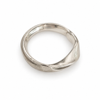 Men's Sculptural Ring No. 7 in 925 sterling silver, view 3