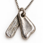 OTILYAS Birth Necklace (B) Nº 3447, one of a kind, detail on white