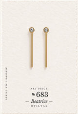 OTILYAS certificate Beatrice Earrings (A) Nº 683, serial 11068392C