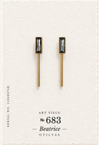 OTILYAS certificate, Beatrice Earrings (B) Nº 683, serial 11068374B