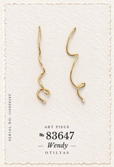 OTILYAS certificate Wendy Earrings (B) Nº 83647, serial 11083658Y