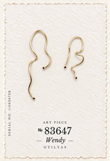 OTILYAS certificate Wendy Earrings (D) Nº 83647, serial 11083673K