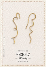 OTILYAS certificate Wendy Earrings (E) Nº 83647, serial 11083684Q