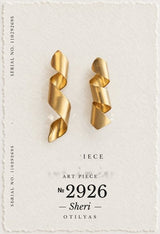 OTILYAS certificate Sheri Earrings (B) Nº 2926, serial 11029269S