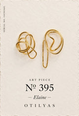 OTILYAS certificate Elaine Earrings (G) Nº 395, serial 11039546L