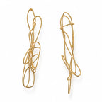OTILYAS Elaine Earrings (A) Nº 395, one of a kind, front on white