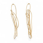 OTILYAS Elaine Earrings (B) Nº 395, one of a kind, front on white