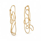 OTILYAS Elaine Earrings (D) Nº 395, one of a kind, front on white