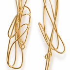 OTILYAS Elaine Earrings (A) Nº 395, one of a kind, detail on white
