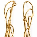OTILYAS Elaine Earrings (E) Nº 395, one of a kind, detail on white