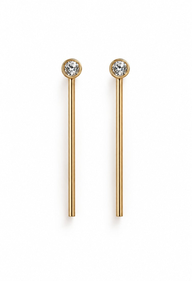 OTILYAS Beatrice Earrings (A) Nº 683, one of a kind, view 1 on white
