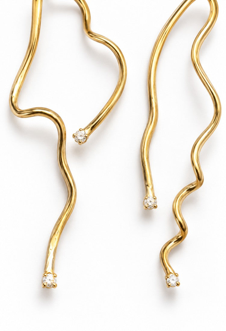 OTILYAS Wendy Earrings (A) Nº 83647, one of a kind, view 4 on white