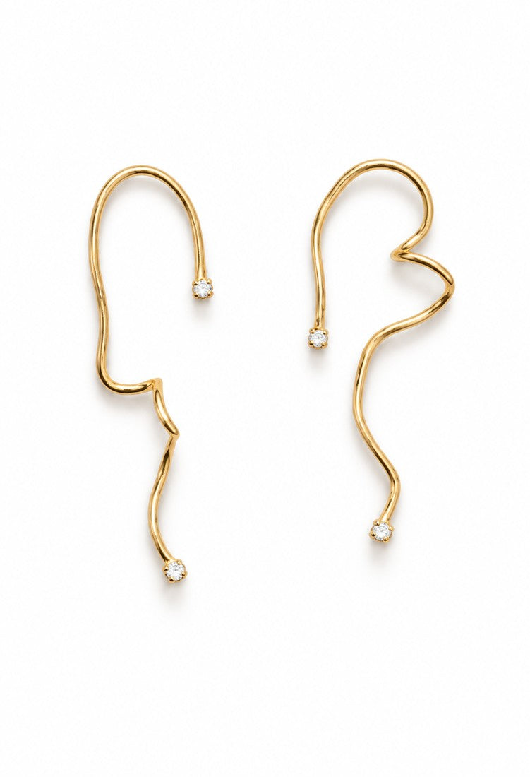 OTILYAS Wendy Earrings (C) Nº 83647, one of a kind, view 1 on white