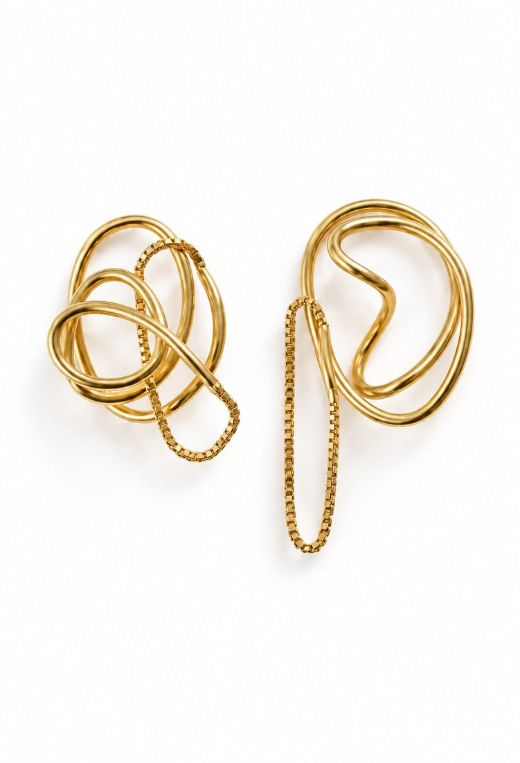 OTILYAS Elaine Earrings (G) Nº 395, one of a kind, view 1 on white