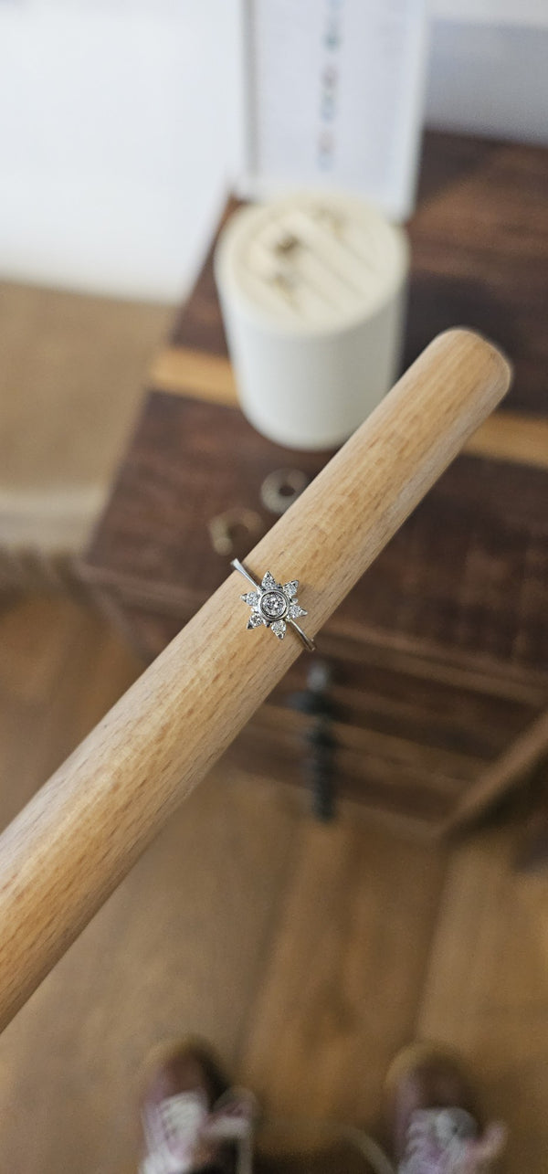 The Platinum Star Ring in the OTILYAS studio