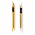 OTILYAS Thea Earrings (long) Nº 87, one of a kind, front on white