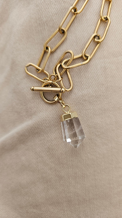 Vintage Natural Clear Quartz Crystal