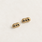 14K Gold Clouds Earring
