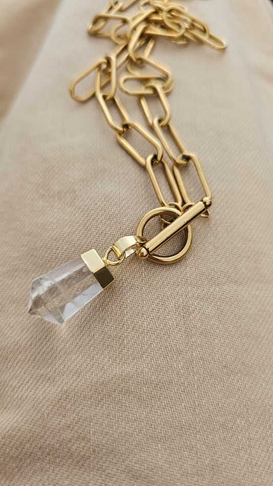 Vintage Natural Clear Quartz Crystal