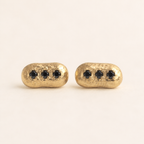 14K Gold Clouds Earring