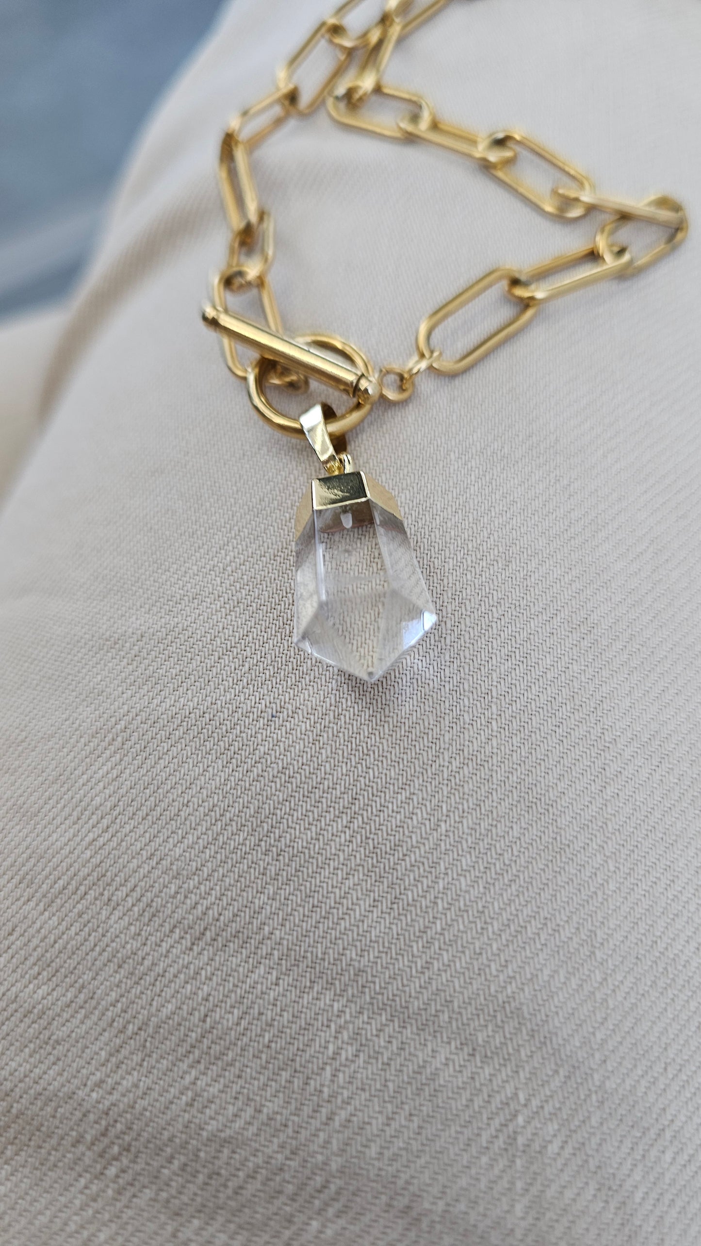 Vintage Natural Clear Quartz Crystal