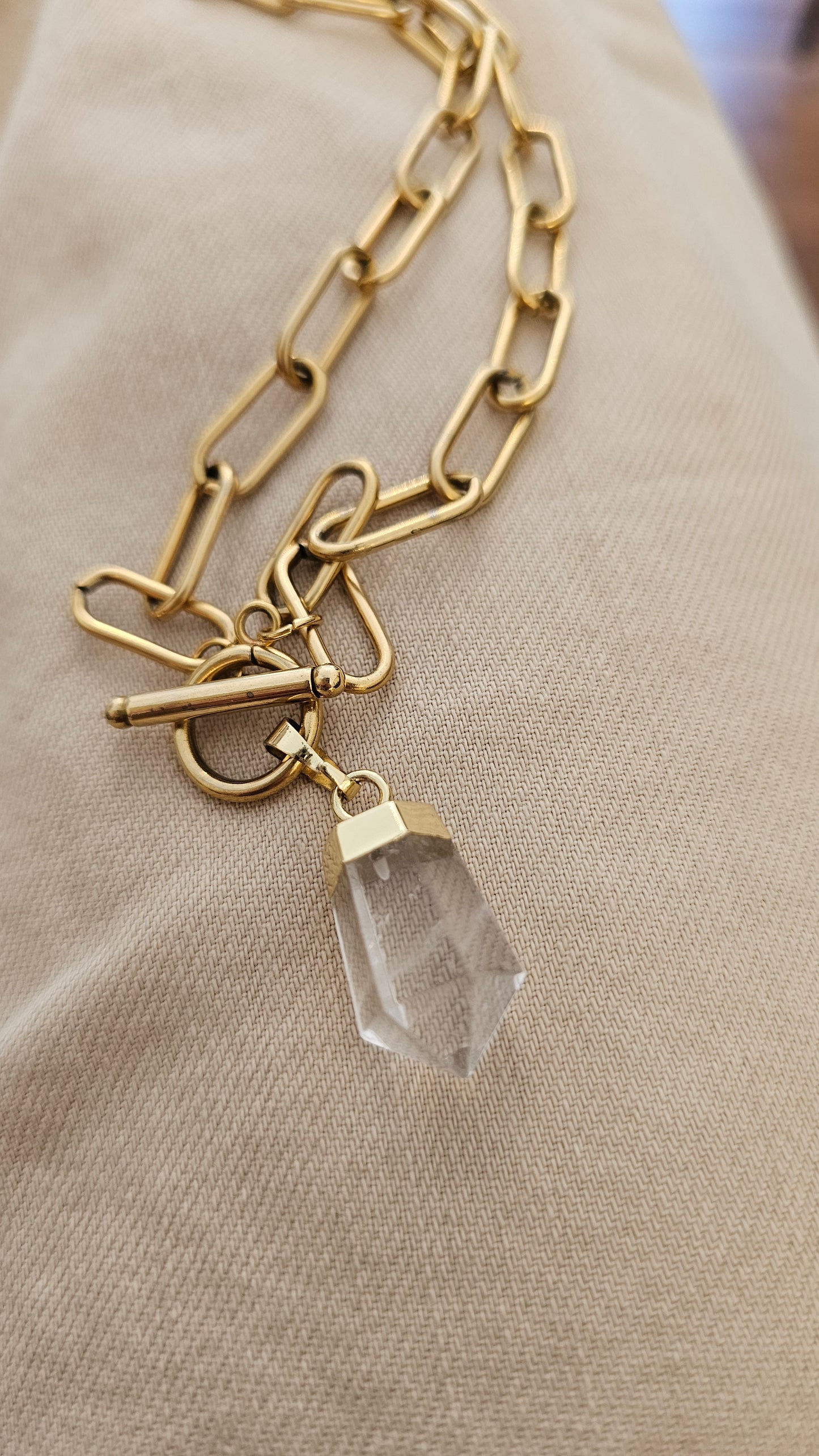 Vintage Natural Clear Quartz Crystal